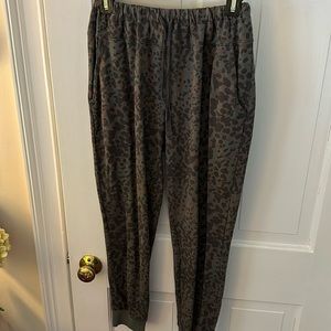 Multi color lounge pants. Extremely comfortable, barely worn.